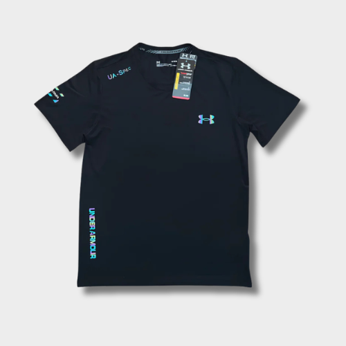 Ensemble short/t-shirt Under Fluo Noir â Image 2