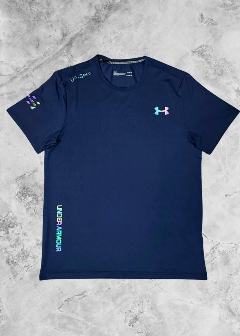 t-shirt bleu ua